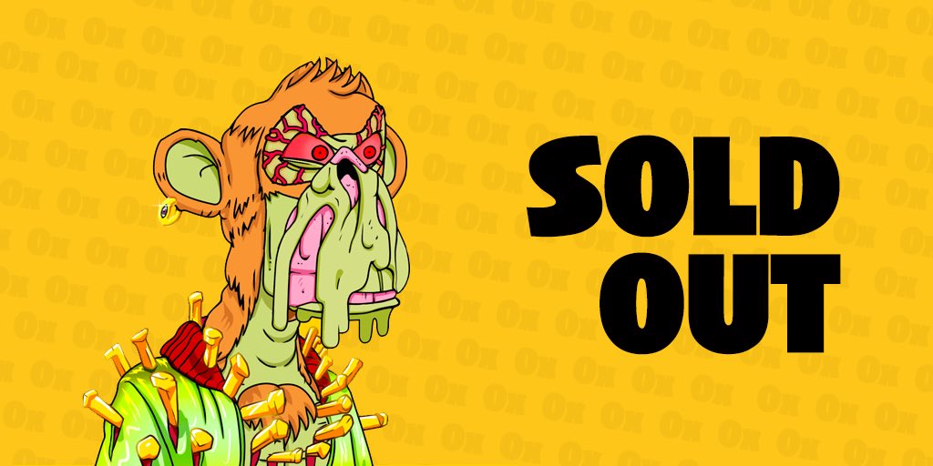 SAD_on_SOL's tweet photo. WE ARE OFFICIALLY SOLD OUT! 🟨

Our community is what drives us! The true 0x way!

It's been a wild ride and it's only the beginning!!

We couldn't be more excited about things to come.

WAGMI!!!!

#YellowArmy #SoldOut #LFG https://t.co/xCKsw63UM2