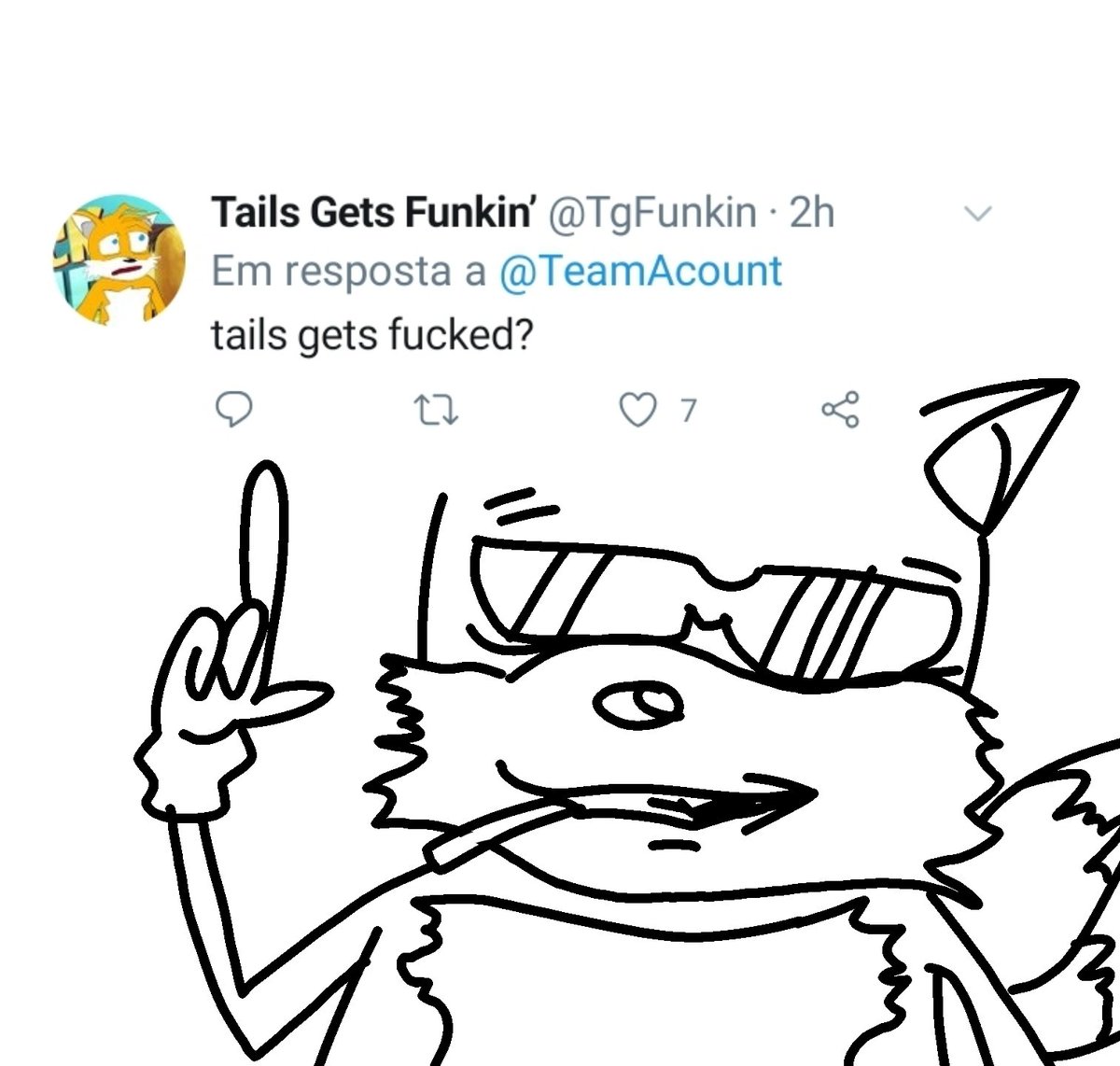Tails Get Funked tweet media