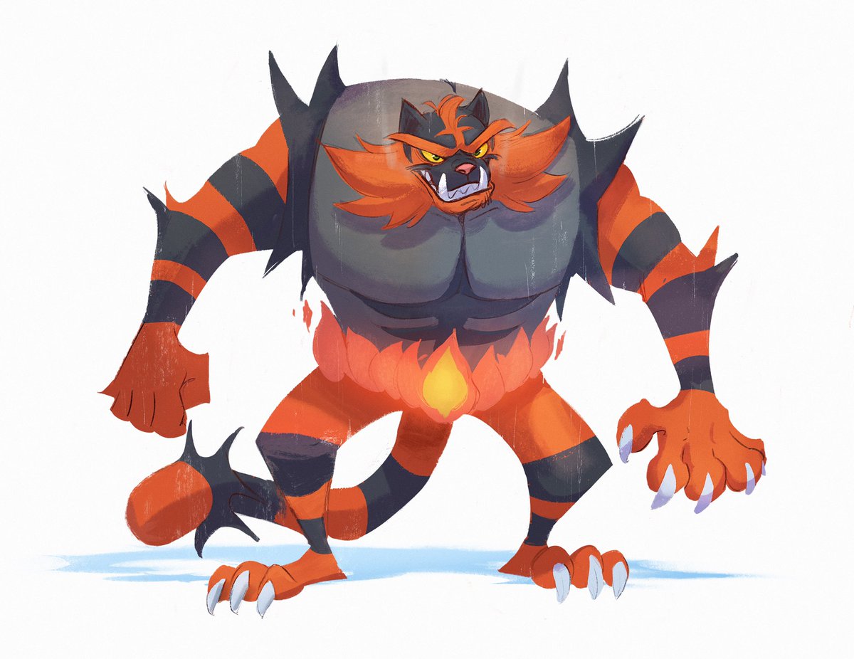 Everybody is posting about the new Pokes , but Sriracha , my Incineroar is ...