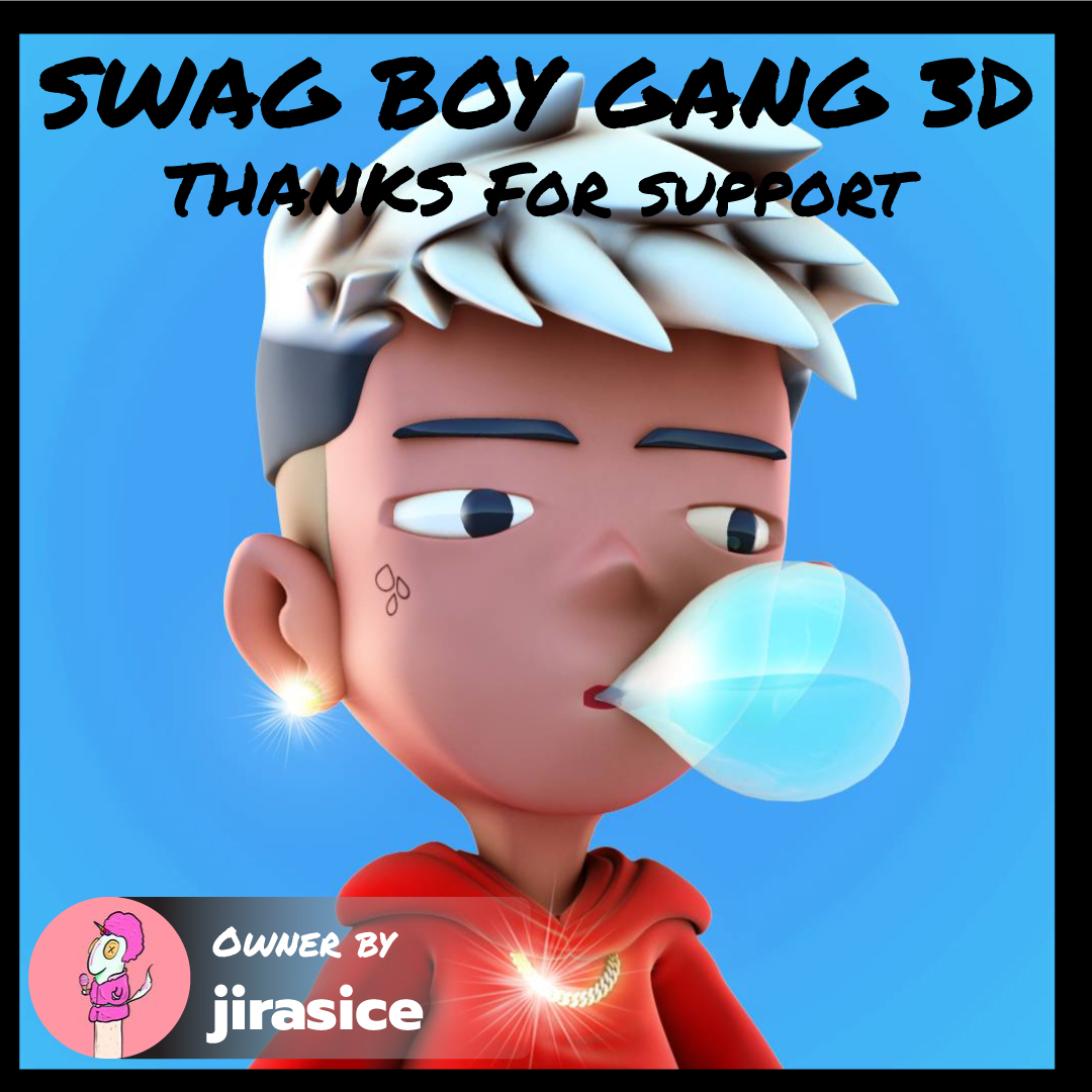 Sbg3D's tweet photo. 😎SWAG BOY GANG 3D😎
❤️Thanks for support. @ThankYouMere_ @flix_777 @jirasice66 

#SBG3D
#NFT #NFTs #NFTGiveaway #NFTCommunity #CRO #crofamily #NFTThaicommunity #NFTthai #NFTTHAILAND #NFTthaiartist #NFTtrend #NFTdrop https://t.co/dW6wKaJE9g