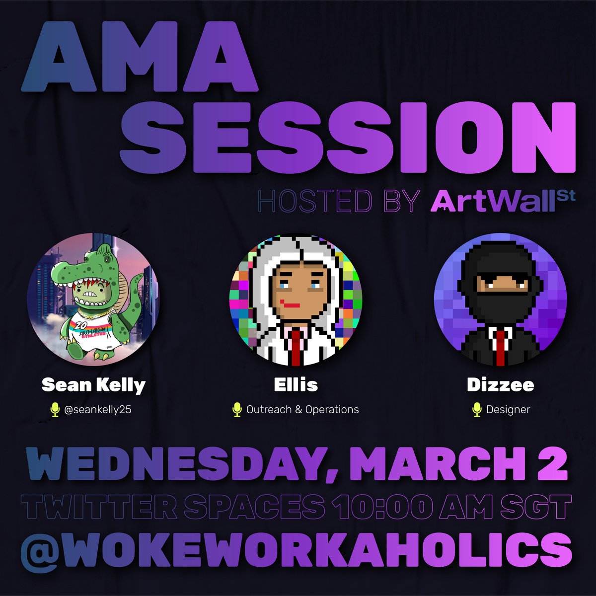 We can't wait to speak to <a href="/seankelly25/">Sean Kelly | Digital Social Hour Podcast</a> this Wednesday, 2nd March 10am SGT / 6pm PST! 

Set your calendar and tune in! 

#TwitterSpaces