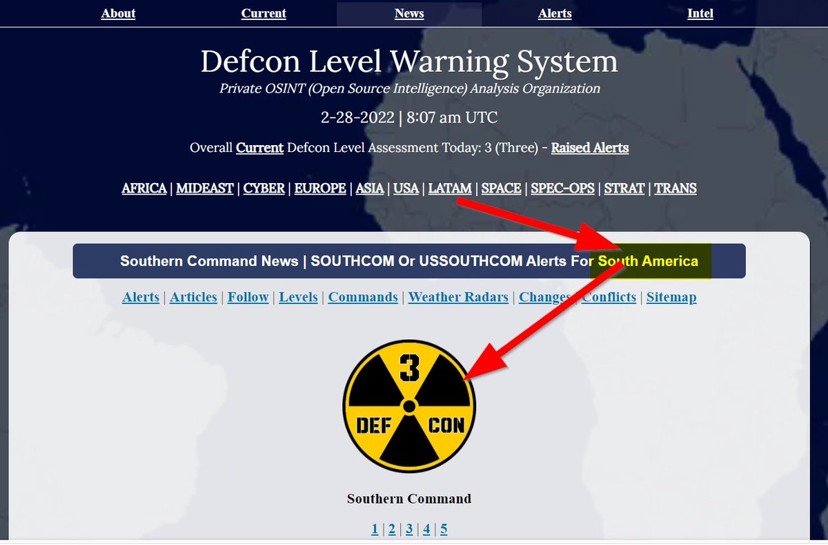 Antonio30519861's tweet photo. #DEFCON 2 / Solo Europa se encuentra en Defcon2, el sistema de alerta difiere del continente en q te encuentres, y no parece probable una guerra nuclear si Estados unidos esta en #Defcon4 en cambio Latino-América esta en 3.
https://t.co/1e1fBDsOhj https://t.co/Re3SF7n9NQ