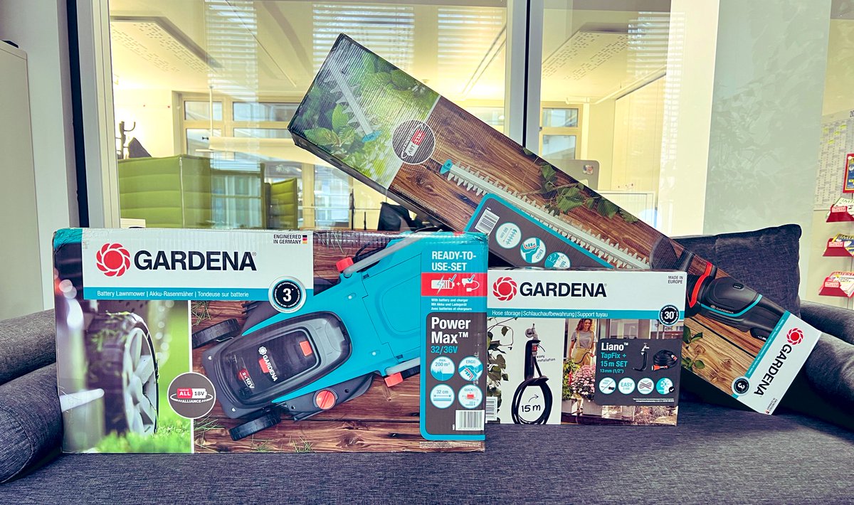 AxelTelzerow's tweet photo. Heute auf der #Testcouch:
Das große @Gardena_DE Paket. https://t.co/2EcOPogY64