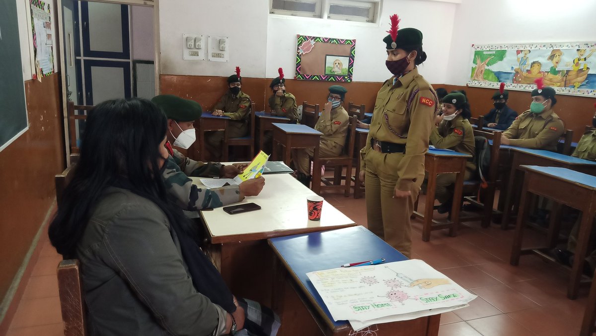 neelu197's tweet photo. #NCC On 22/02/2022 21 Cadets of Ryan International school Greater Noida have appeared in 'A certificate ' examination with full enthusiasm.@NccNoida https://t.co/FEPwjSPFFg