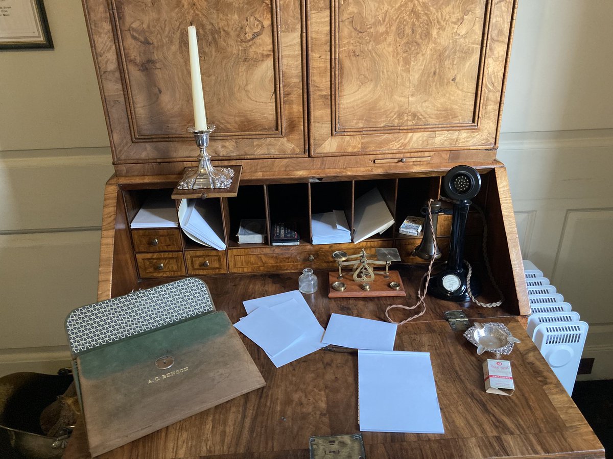 nicciobholzer's tweet photo. Lamb House reopens today & Henry James is once again welcoming visitors. Arthur C Benson, Master of Magdalene College, Cambridge, and composer of Land of Hope & Glory, has come to stay.
#LambHouse #Nationaltrust #HenryJames #ACBenson #Rye #VisitRye #Sussex #LGBTQ https://t.co/3bO4vMfOD1