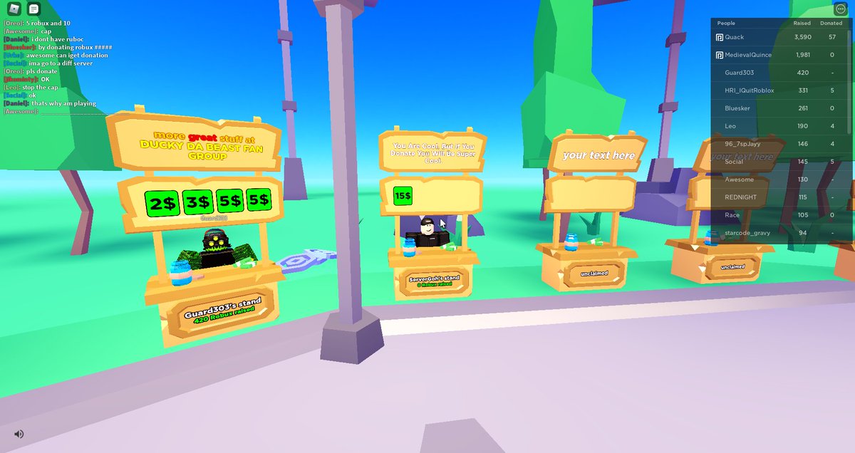 GohServer's tweet image. 28/2/2022
First time playing Pls Donate💰.