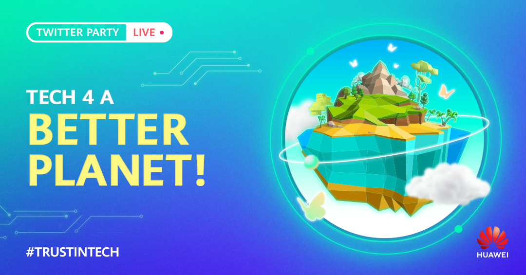 Huawei's tweet photo. Q10. Last Question: How do you think #GreenICT will make its biggest impact in the future? Thanks for joining the party! See ya next time!

#TrustInTech #MWC22 #MoreBitsLessWatts #LightingUpTheFuture https://t.co/EQWQyd3eO7