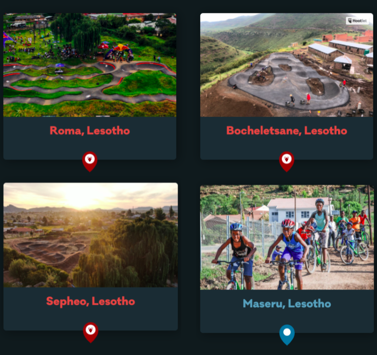 LesothoSky's tweet photo. Did you know that there are 4 pump tracks in Lesotho? Pump tracks are hot-spots for cycling, particularly amongst children &amp; youth. Why not plan a family outing and visit, ride and play. Note: each one is different i.t.o. design, features and difficulty. @visitlesotho #Lstwitter https://t.co/dTYGvuX50p