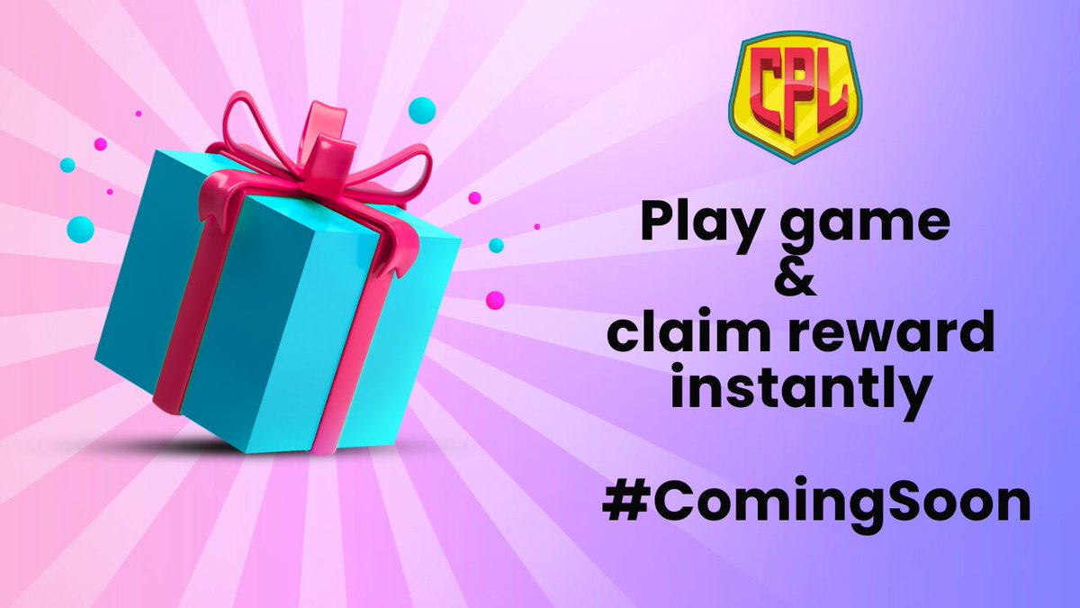 cpl_crypto's tweet image. Big feature coming to CPL, You will be able to claim your rewards instantly after playing the game!

More games, More rewards, Instant rewards 💰
#CPLPay #PlayToEarn #BNB #MATIC