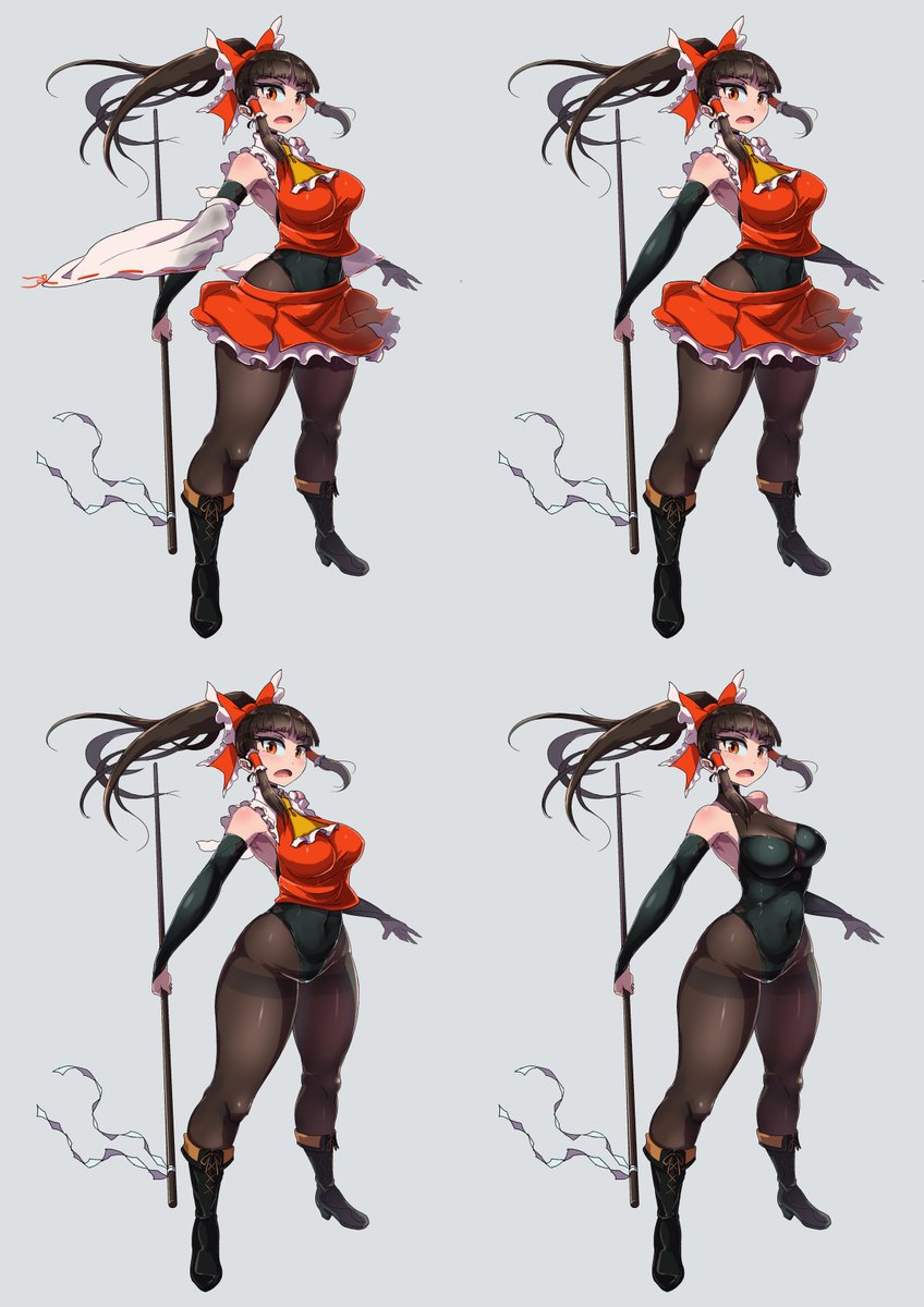 服を全部着脱可能とかやってたせいでやたらと手間がかかった 