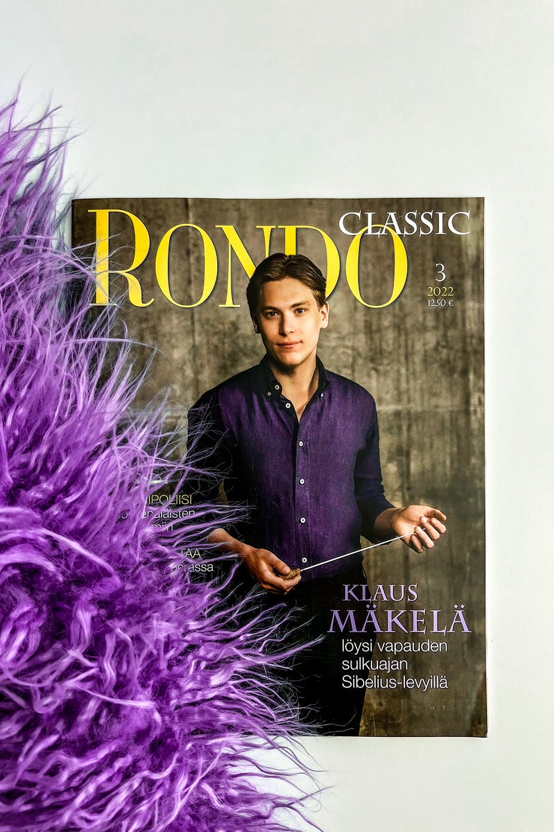 Rondo Classic -lehden (3/2022) kannessa Turun Musiikkijuhlien Taiteellinen johtaja Klaus Mäkelä ✨

🗞 <a href="/RondoClassic/">Rondo Classic</a> 
🎶 <a href="/klausmakela/">Klaus Mäkelä</a> 

#tmj2022 #turkumusicfestival #rondoclassic #artikkeli #klausmäkelä #haastattelu