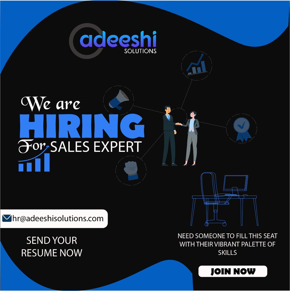adeeshisolution's tweet image. #AdeeshiSolutions is urgently looking for sales experts to join us on immediate basis.

Interested candidates may send their cv now. #HIRINGNOW #Sales 

~~~~~~~~~~~~~~~~ 

#WFH #WorkFromHome #Jobs