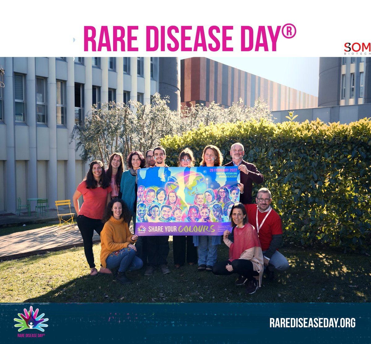 Today is #RareDiseaseDay 2022! 
At SOM we recognize the importance of raising awareness and progressing scientific research in the field of #rarediseases. 
Join us and get involved today: rarediseaseday.org/#