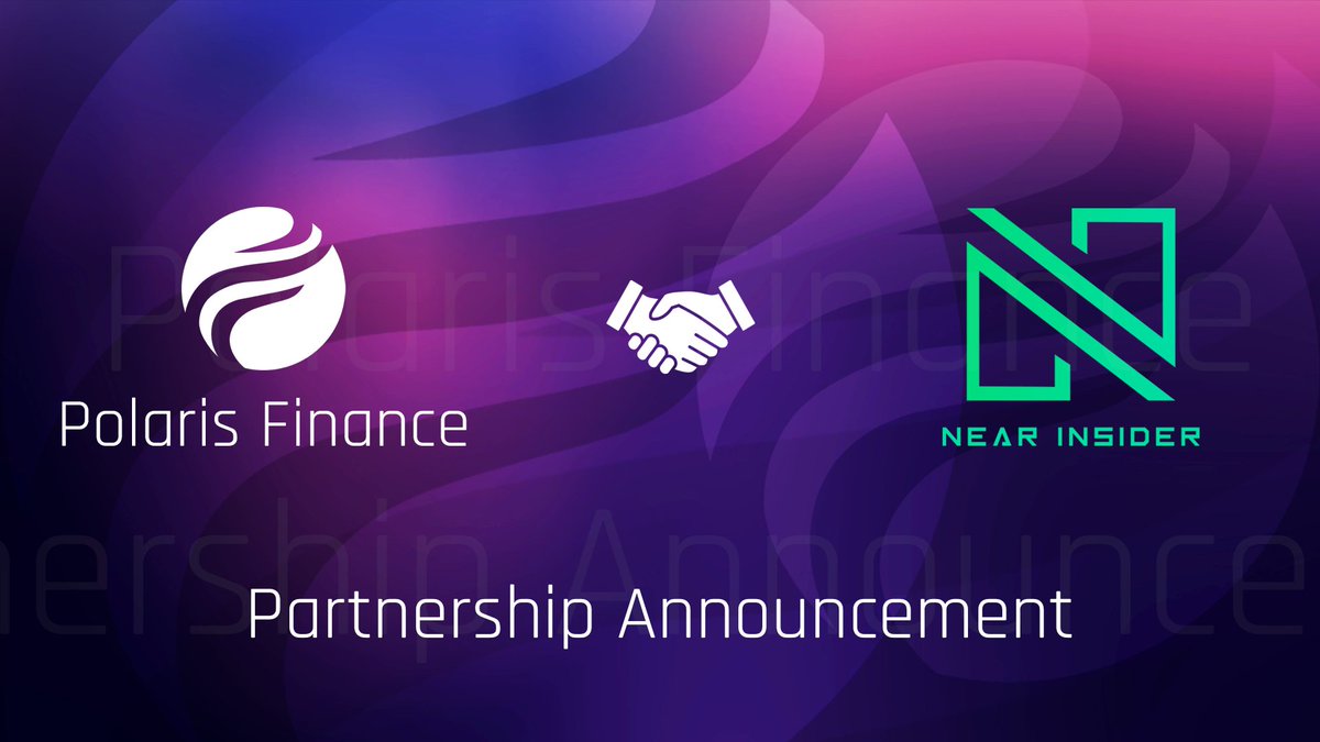 PolarisFinance_'s tweet image. We are proud to announce we just agreed on partnership with @near_insider. It&apos;s a honour to be part of the biggest $NEAR community!

@auroraisnear @NEARProtocol @awesome_near @VietnamNear @Cameron_Dennis_ $SPOLAR #polarisfinance