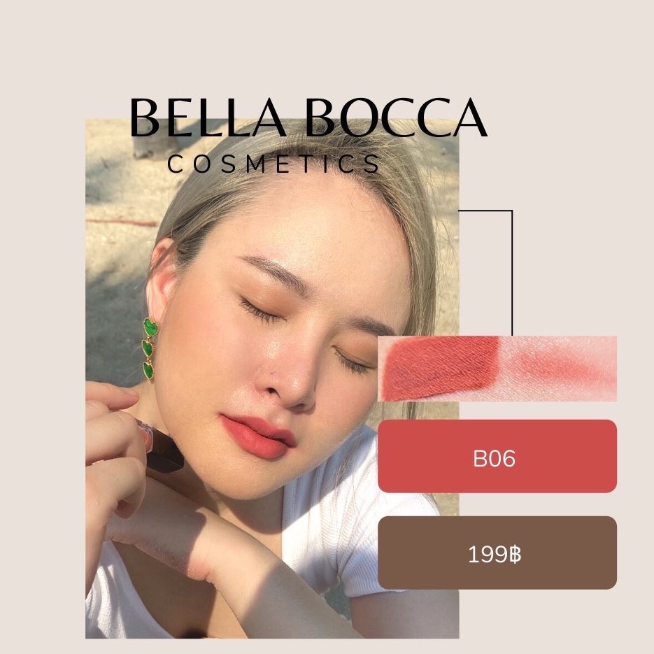 Bellabocca_'s tweet photo. #B06 
สี 06 จะออกสีส้มอิฐ ผสม สีชมพูค่ะ
นัวแบบสดใสซาบซ่า >//<
📣 เสริมดวง(ที่สุด)คนเกิดวันจันทร์,พฤหัสบดี 
รองลงมาเป็นวันอื่นๆค่ะ
.
#Bellabocca
#Bellaboccagirl
#เบลล่าบอคค่า https://t.co/hjNMRW3WcK