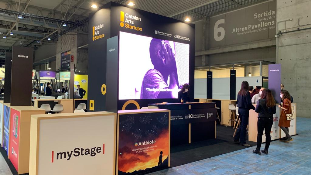 icec_cat's tweet photo. Avui comença el @4YFN_MWC i des de @cultura_cat hi participem amb un estand que acollirà 14 startups catalanes de cultural digital. Benvingudes a totes!! 
#SomImpuls #SomICEC

Info: https://t.co/uU51wZYXlX

@catalanarts @culturadigicat @proaproductors @gamebcn @socialpoint https://t.co/zB3A02ySV1