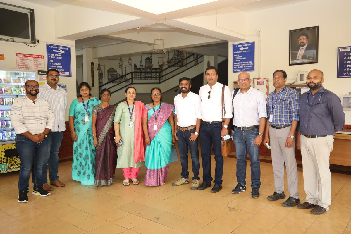 Prominent Alumni from class of 2005, Mr. Deepak Nair , Mr. Anish Joseph, Mr. Anoop Rajan, Mr. Benny, Mr. Rakesh Nair visited HITS campus to meet their mentors and reminisce their college and hostel days. They were elated to be back to bay range campus. #AlumniNews