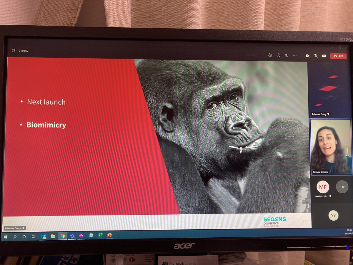 cellmark_japan's tweet photo. 先日化粧品原料メーカー”SEQENS”の新製品に関するweb trainingに参加いたしました。近日中に詳細が明らかとなりますが、biomimicryと呼ばれる生物の仕組みからインスピレーションを受け技術開発を行う、新たな原料となりそうです。乞うご期待です。
#biomimic 
#prophylactic 
#zoopharmacognosy https://t.co/fwW79Y2gyj