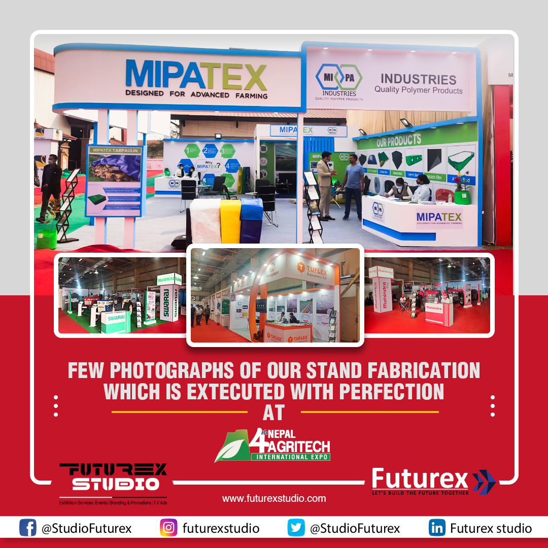 StudioFuturex's tweet photo. Our work at 4th Nepal Agritech International Expo, 2022, Chitwan.
.
.
.
#futurexstudio #futurexstudioevent #futurex #stallfabrication #stalldesigning #standfabrication https://t.co/9GHKbiBWFj