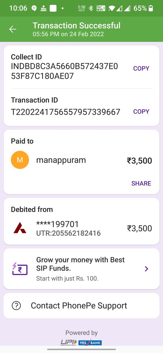 psdixit00's tweet photo. Payment has been cut from my account but has not yet been in the company's account. Please want me to pay my payment

My contact number 8871777621
@PhonePe_ 
@PhonePeSupport 
@phonepe_safety https://t.co/GPXyjpULmy