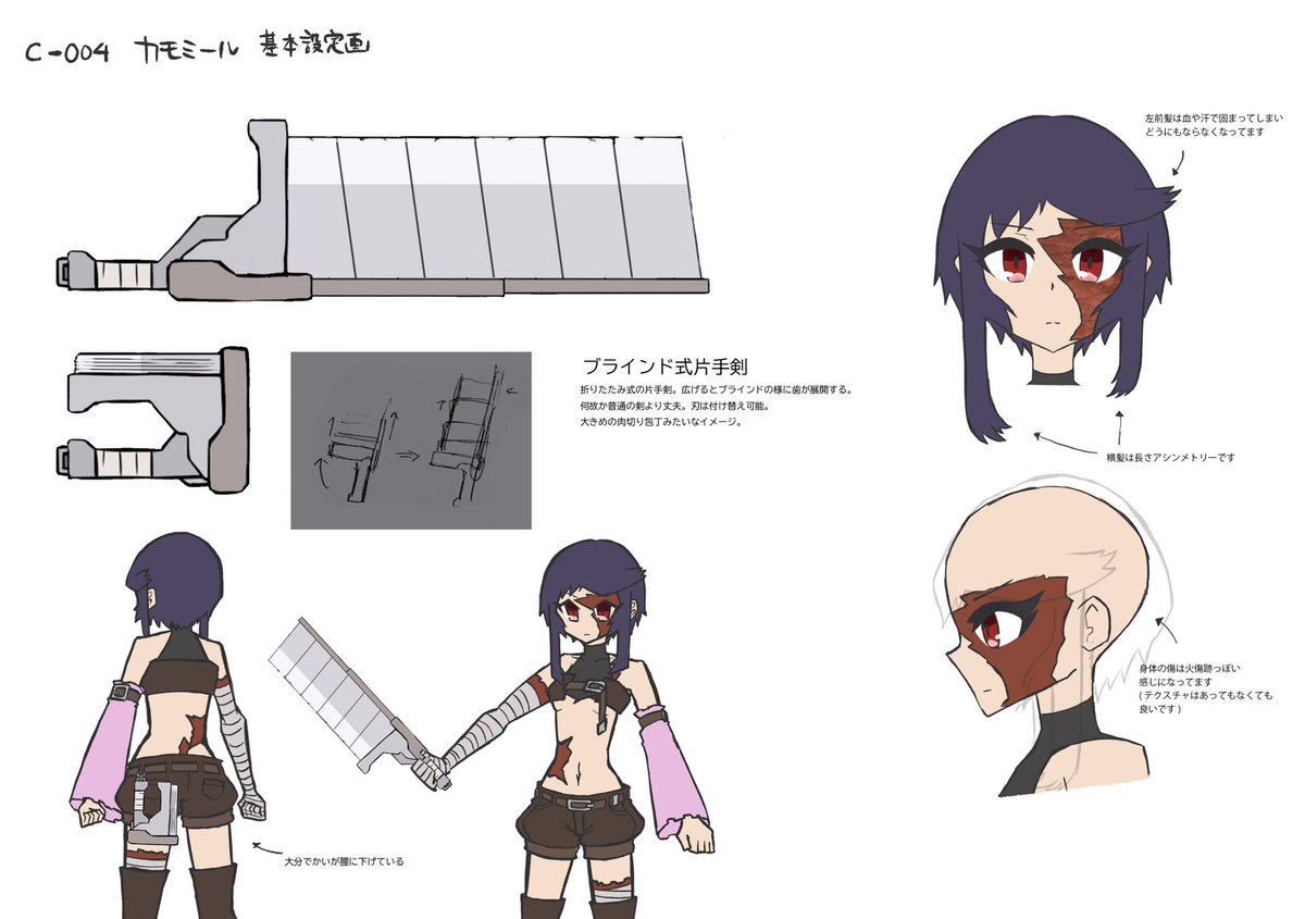 ⚠️C-004 カモミール基本設定画🔪🩸 