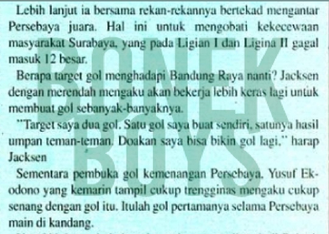 bonekboys's tweet photo. #OnThisDay
Jawa Pos #kliping
Jum'at, 28 Februari 1997
saat Big Man mencetak hattrick ke gawang Persita Tangerang. Tiga goL Lainnya diLesakkan Yusuf Ekodono, ReinaLd Pietrlerz dan Aji Santoso. Skor akhir 6-0.. https://t.co/oZijL5pV8K