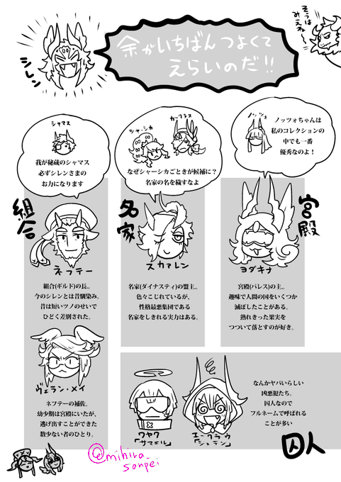 第七十七回分が更新されました。
https://t.co/MUEqffcup5
更新内容とは全然関係ないですが、
主要なイドラ人と本編とは関係がない情報です。 