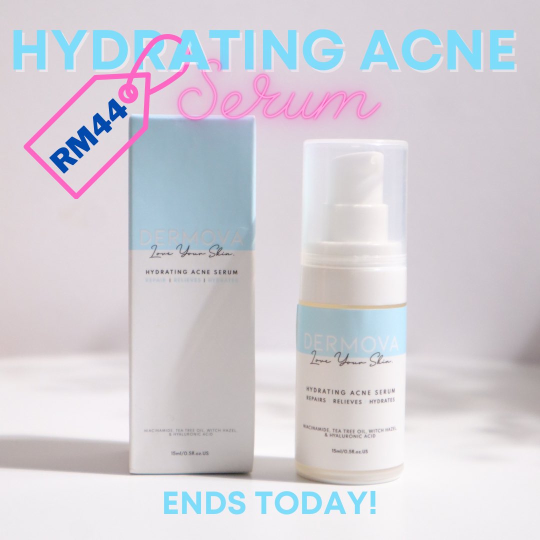 DermovaHQ's tweet photo. FINAL CALL FOR OUR FEBRUARY PROMOTION ‼️

🛍 Basic Skincare Combo : Glow Cleansing Cream + Dream Skin Gel Moisturiser = RM109 (np RM138)
🛍 Hydrating Acne Serum 15ml = RM44 (np RM69)

Promo ends today! So grab yours fast! https://t.co/GJhBcqEYnn