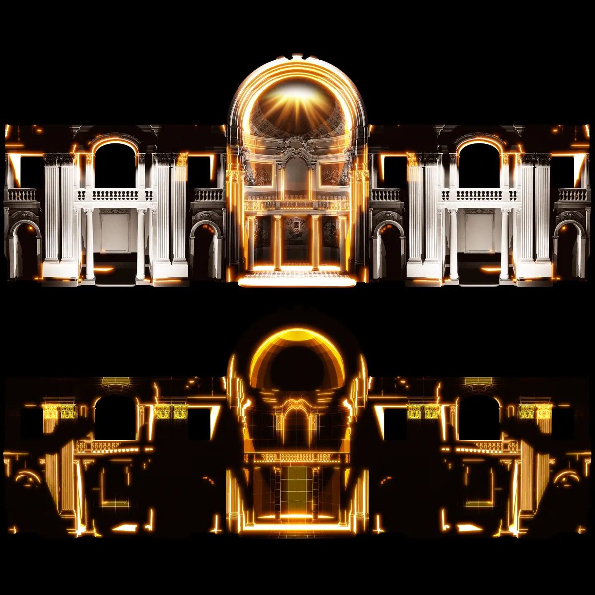 colors_creation's tweet image. ■ 所属クリエイター情報 ：Antaless Visual Designが コンプレッソ・ディ・サン・フィレンツェのサラ・デラ・ミュージカへの上映作品「Entropy」を制作！
colors-creation.com/creator/antale… 

#COLORsCREATION.co.ltd #antalessvisualdesign #italy #projectionmapping #creator #videomapping #artist