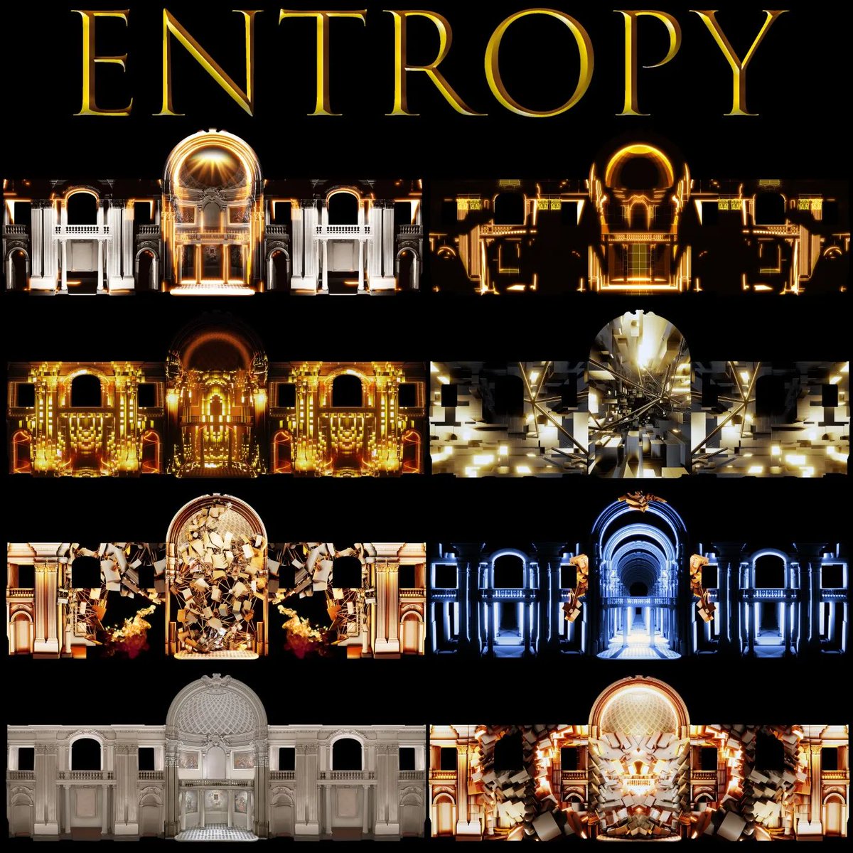 colors_creation's tweet image. ■ 所属クリエイター情報 ：Antaless Visual Designが コンプレッソ・ディ・サン・フィレンツェのサラ・デラ・ミュージカへの上映作品「Entropy」を制作！
colors-creation.com/creator/antale… 

#COLORsCREATION.co.ltd #antalessvisualdesign #italy #projectionmapping #creator #videomapping #artist