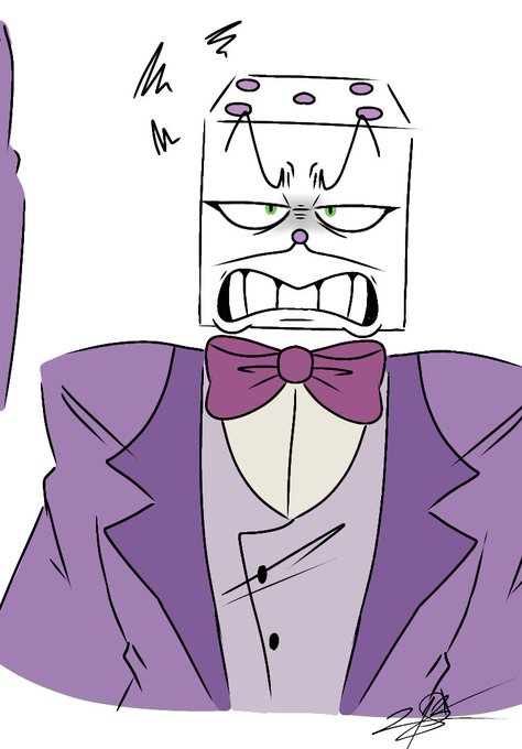 NinjaHaku21Art on X: RT @NinjaHaku21_Art: A quick drawing of King Dice~  #TheCupheadShow #KingDice #cupheadshow  / X