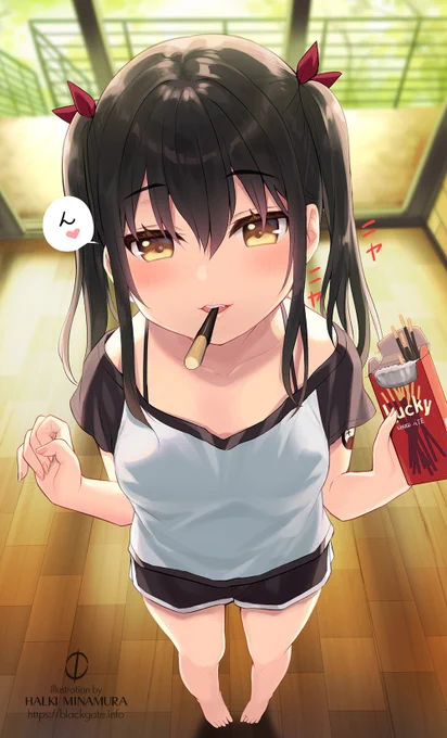 生意気にも妹がポッキーゲームを挑んできたのでわからせてやった 