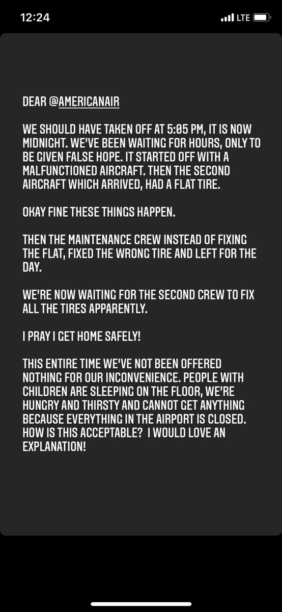 Navi_Goose's tweet photo. Dear @AmericanAir I would like an explanation as to how this kind of customer service is acceptable! https://t.co/bQ05I9qJE8