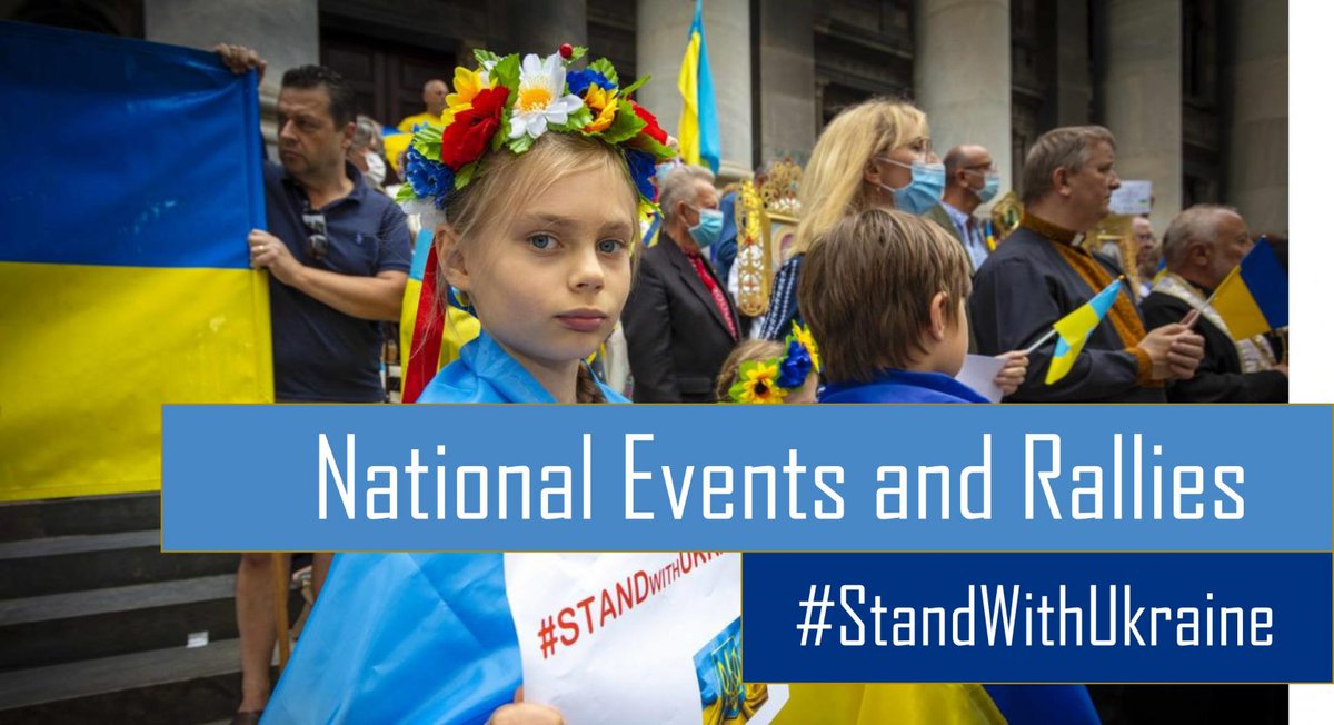 Australian Federation of Ukrainian Organisations (@ozeukes) on Twitter photo National Events and Rallies
Updates Regularly when we get the info. 
ozeukes.com/rallies-and-ev…
#StandWithUkriane #StopPutinNOW National Events and Rallies
Updates Regularly when we get the info. 
ozeukes.com/rallies-and-ev…
#StandWithUkriane #StopPutinNOW