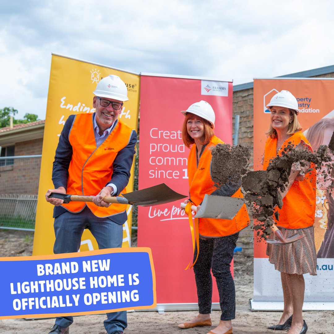 After a year of COVID delays, post-poning and rescheduling we're excited to announce that our BRAND NEW 6 bedroom home generously built by Property Industry Foundation &amp; Frasers Property Australia is officially opening tomorrow! 

The rooms in the house are already scheduled to