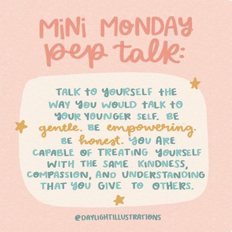 ⭐️Because we all deserve some kindness on a Monday ⭐️
#mondaymotivation  #BeKindToYourMind #showupforyourself #ItsOkayNotToBeOkay #youareworthy #everydayisanewday #MentalHealthMatters