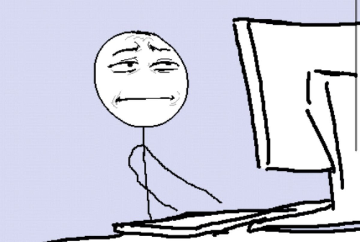 Безразличный мем. Смешной программист. Computer love. Значок hates computers. Press any key на компьютере.