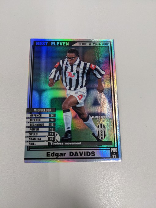 WCCF 01-02 ロケテ PE06 エドガー・ダヴィッツ ロケテスト版 WCCF footista PE ロケテ エドガー・ダヴィッツ 変換済み FOOTISTA