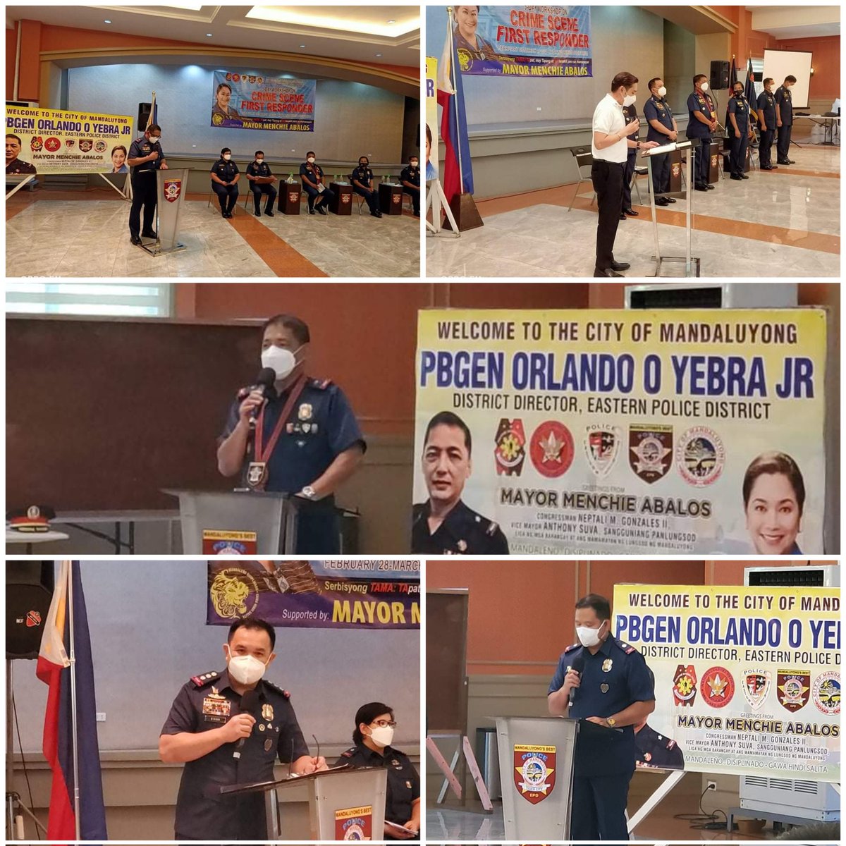 ps3_ireport's tweet photo. February 28, 2022

Opening Ceremony of the 5-day Crime Scene First Responder Workshop with PBGEN ORLANDO O YEBRA JR, District Director, EPD as Guest of Honor and Speaker at Kaban ng Hiyas, Maysilo Circle, Brgy. Plainview, Mandaluyong City. https://t.co/ZViAwQPcwt