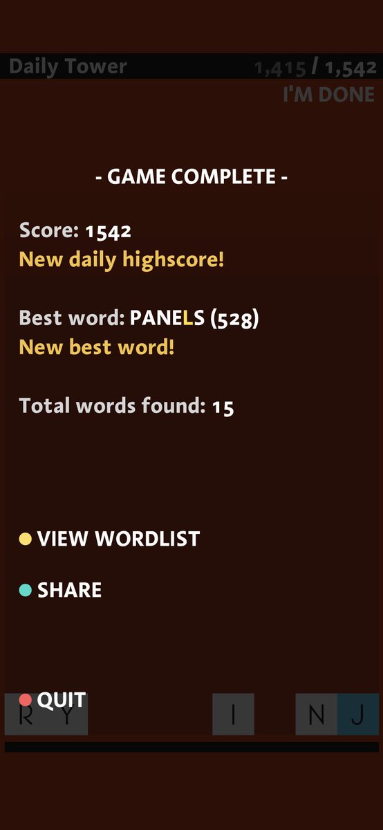 mohabose's tweet photo. Check out my score in #spelltowerplus #dailytower https://t.co/xenRk30mTg