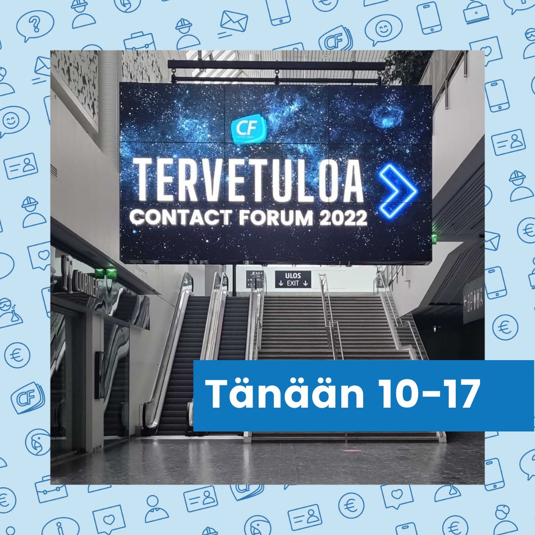 Contact Forum lähtee käyntiin kello 10! Ensimmäisenä puheenvuorona klo 10:30 kuullaan <a href="/TEK_akateemiset/">TEK</a> Björn Wiemers! ➡️ Kipin kapin kohti <a href="/messukeskus/">Helsingin Messukeskus</a>