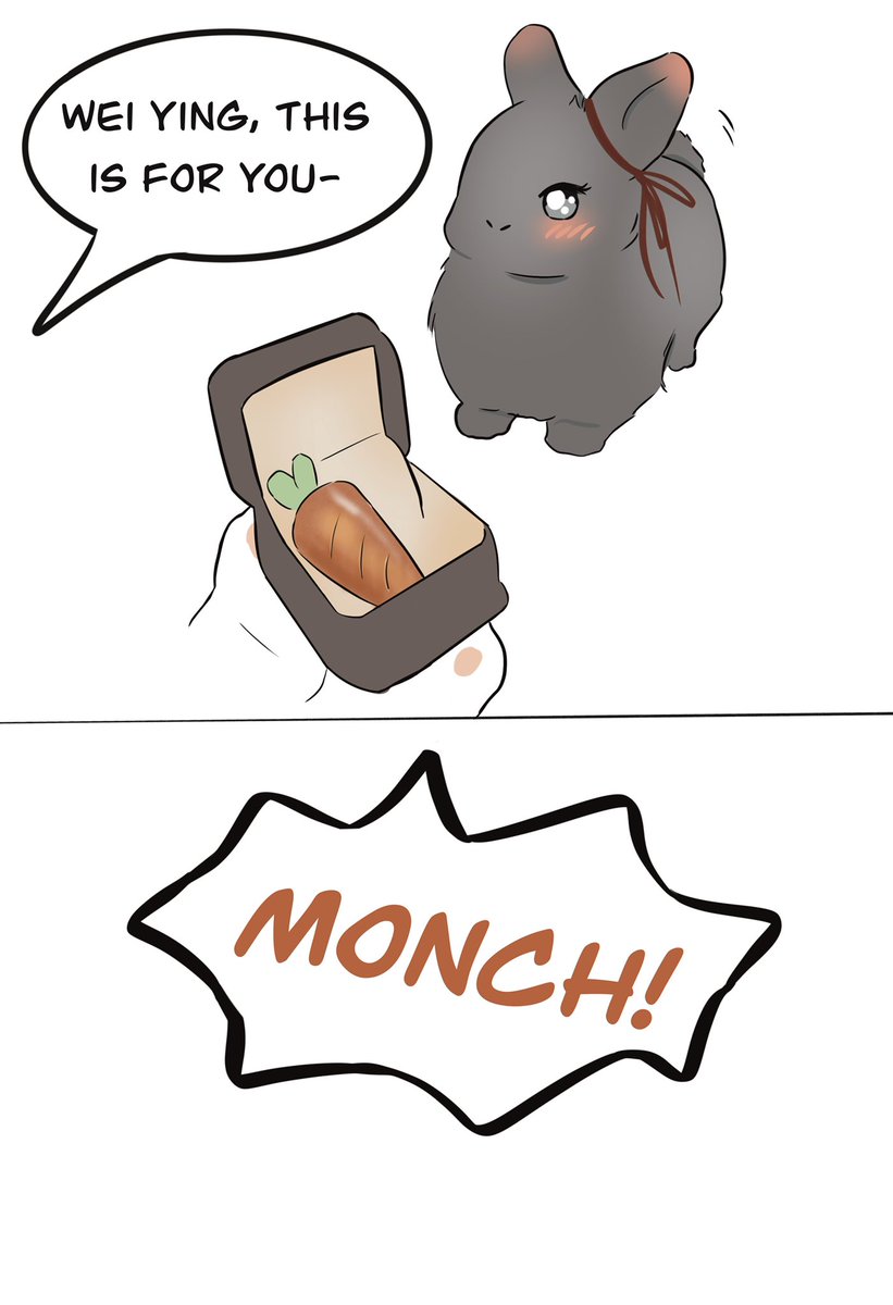 the bun was too stunned to speak …

#mdzs #wangxian #忘羡 