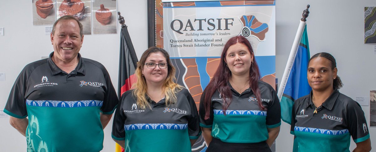 QATSIF's tweet image. Our 2022 QATSIF team (L to R) are: Mike Nayler, Sonia Norbido, Teagan Olssen and Shalana Uta. 

We are very proud of their great work supporting 3900 student scholarships across 380 Queensland schools.