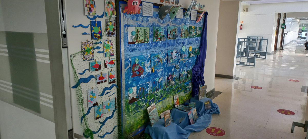 CStockwell_'s tweet photo. Global Goals Project- Life below Water! EYFS have created zig zag animal books and have created a story board for an e book. Save our oceans! @SDGsForChildren #globalprject @MrsHaltomENL @EyfsTbs https://t.co/FcKNsm8Q0O