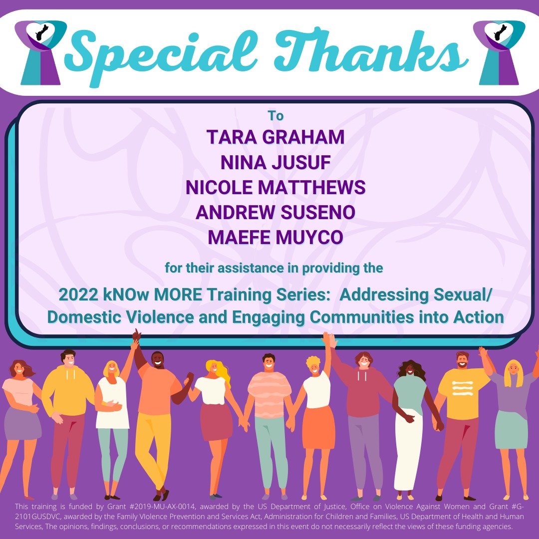 GCASAFV's tweet photo. We would like to thank you for joining us for
our Training Series: Addressing Sexual/Domestic Violence and Engaging Communities into Action.
A special thanks to all of our presenters for their hard work and for flying out to provide a successful training.
#GCASAFV #napara https://t.co/1PisjVpnGK