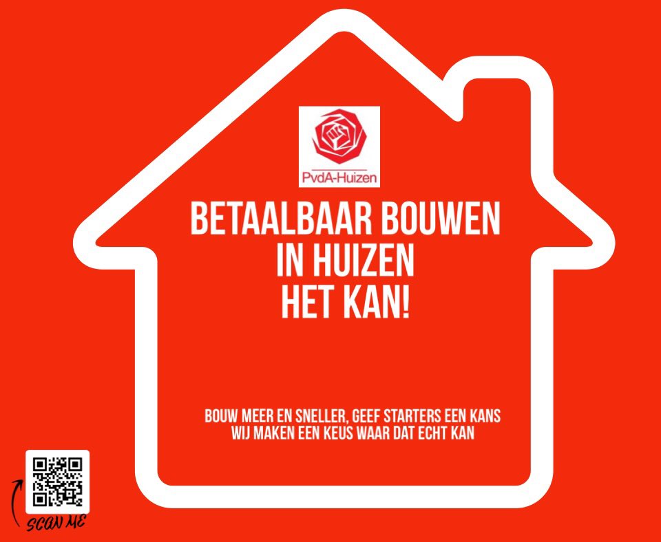 Niet langer argumenten zoeken om niet te bouwen maar versnel het bouwen op de 27 mogelijke bouwlocaties. Bouw op de Vista. Daar wordt de grootste woning winst gehaald. Woningen energie neutraal gebouwd door groen omgeven. Herontwikkeling oude wijken de plannen liggen klaar #wonen