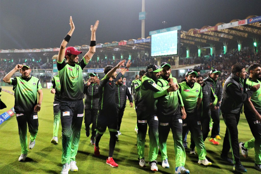 babarazam258's tweet photo. Congrats @lahoreqalandars for winning #PSL7. Amazing display of performance by both the teams. Remarkable feat by @iShaheenAfridi and commiserations to @iMRizwanPak and @multansultans. I want to thank the fans for making PSL a hit! https://t.co/ftaCvdiM2z