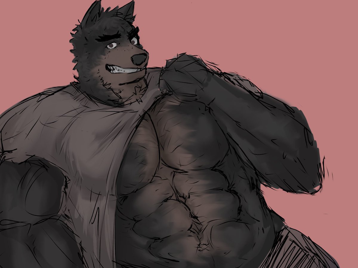 delgerine1's tweet photo. Tried doing something different for me #furryart #bara #furrybara #oc #ocart #gay #umidk https://t.co/MXnQ3lxgbB