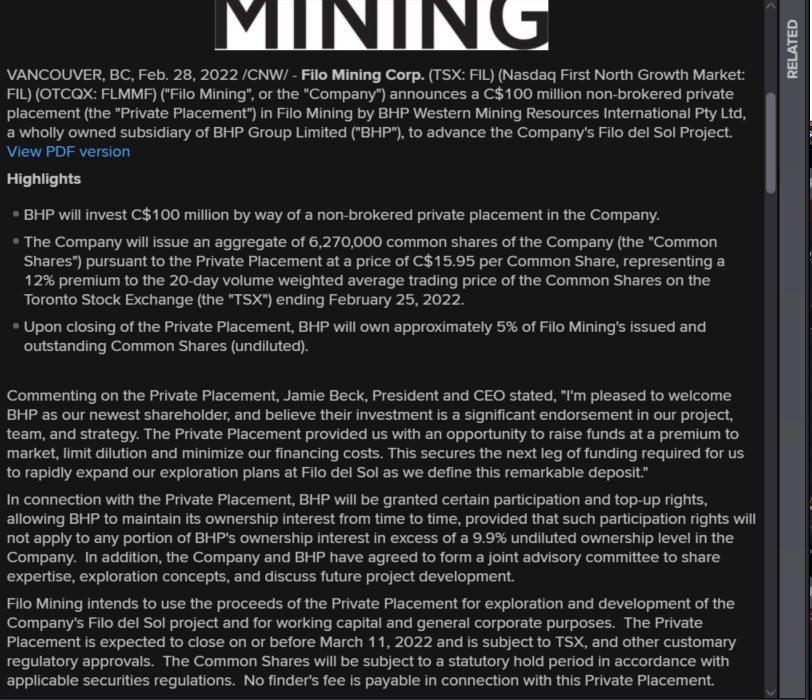 humenm's tweet photo. First it was Ecuador, then Tanzania and now Argentina. BHP pushing into riskier jurisdictions in the hunt for battery metals. https://t.co/JxZdJwrU7r