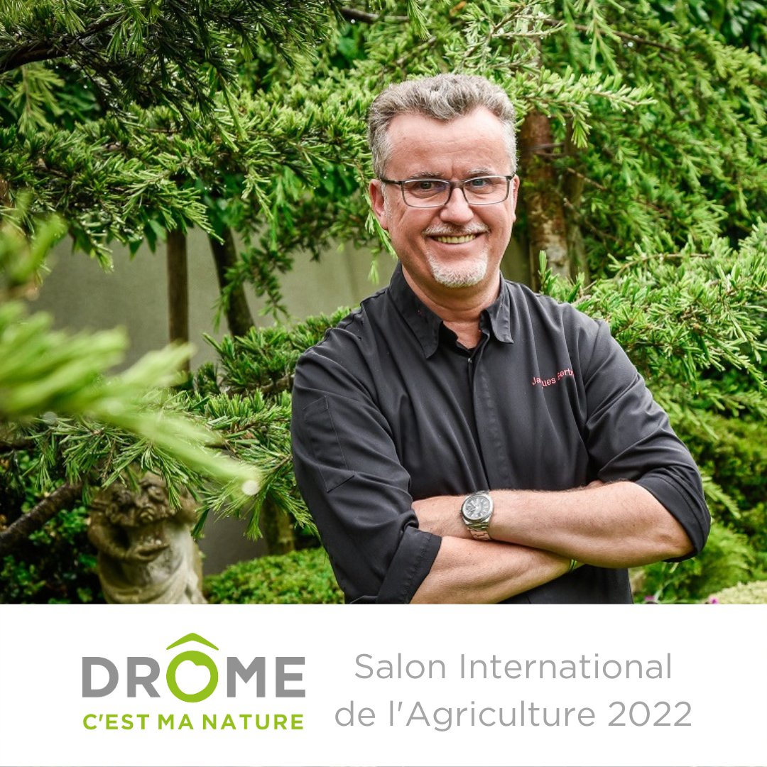 [#SIA2022] Ambassadeurs présents aujourd'hui sur notre stand : 
👉 Jacques Bertrand : Chef
👉 Luc Guillet : Maître chocolatier
👉 Clémentine Rigaud : Miss France Agricole 2019 👑
👉 Hervé Lauzier : Casserie de la Drôme 💚
👉 Christian Nagearaffe : noix de Grenoble 🌳
#drome